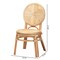 Baxton Studio Carita Modern Bohemian Natural Brown Rattan Dining Chair 234-13346-ZORO - alternate 5
